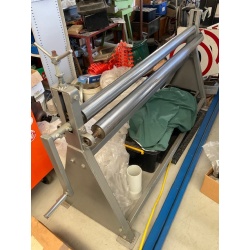 Fabricated sheet metal roller